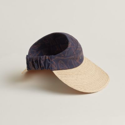 エレガントと日除が叶う♪【HERMES】Kleo Thalassa 帽子 HERMES - エルメス 帽子 の通販 by ホンモノs shop｜エルメス